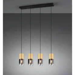 Suspension Trio-Leuchten Robin Laiton, 4 lumières