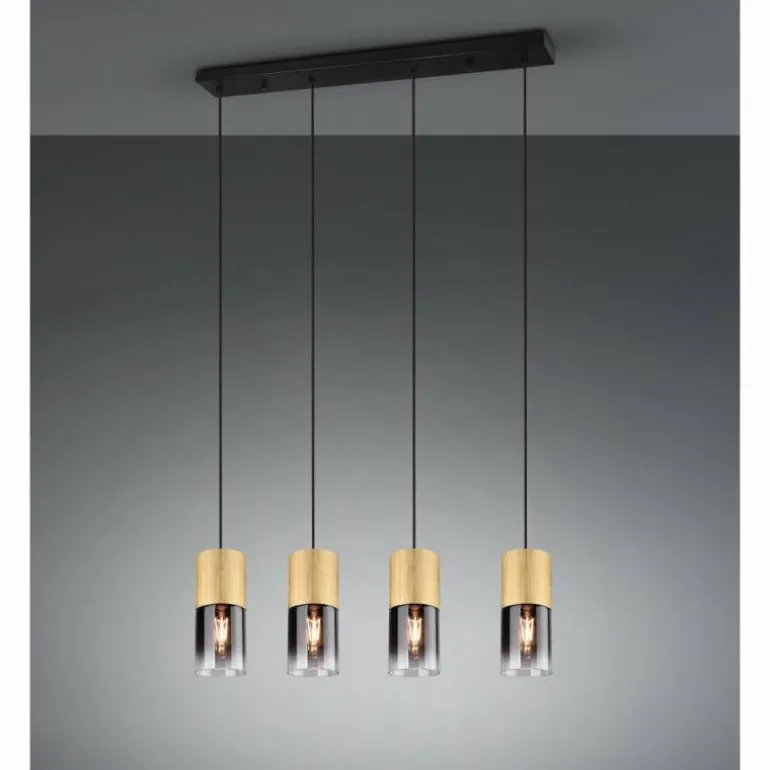 Suspension Trio-Leuchten Robin Laiton, 4 lumières
