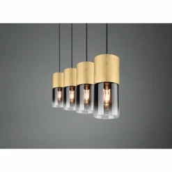 Suspension Trio-Leuchten Robin Laiton, 4 lumières