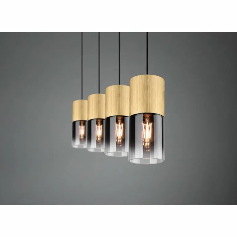 Suspension Trio-Leuchten Robin Laiton, 4 lumières