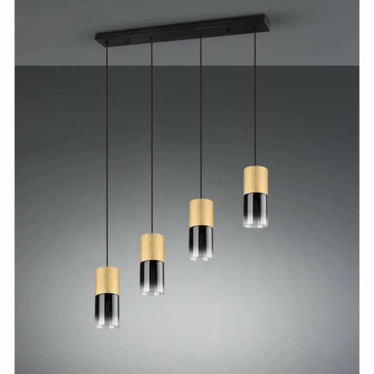 Suspension Trio-Leuchten Robin Laiton, 4 lumières