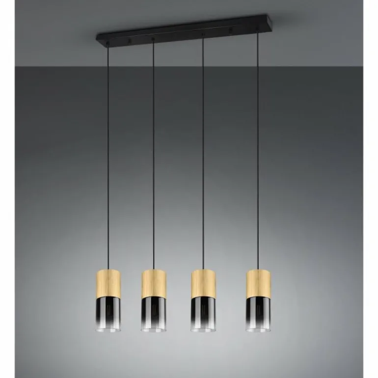 Suspension Trio-Leuchten Robin Laiton, 4 lumières