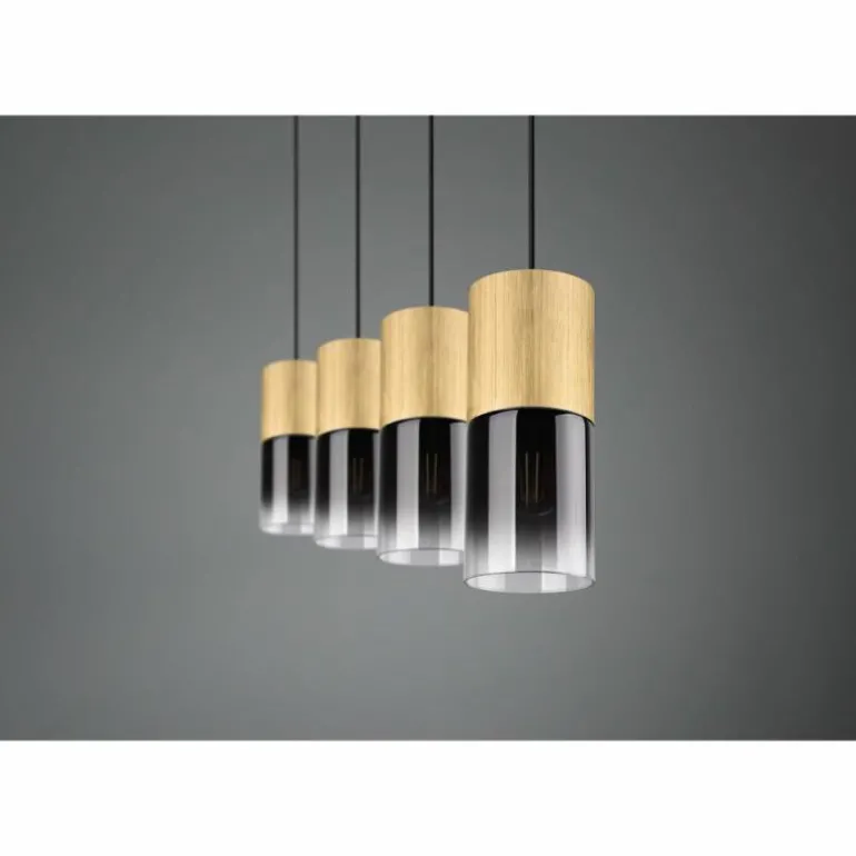 Suspension Trio-Leuchten Robin Laiton, 4 lumières