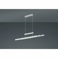 Suspension Trio-Leuchten Trajan LED Nickel mat, 3 lumières