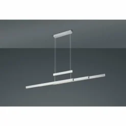 Suspension Trio-Leuchten Trajan LED Nickel mat, 3 lumières