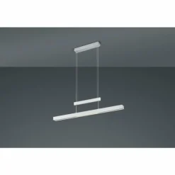 Suspension Trio-Leuchten Trajan LED Nickel mat, 3 lumières