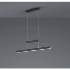 Suspension Trio-Leuchten Trajan LED Noir, 1 lumière