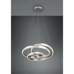 Suspension Trio-Leuchten Yara LED Nickel mat, 1 lumière