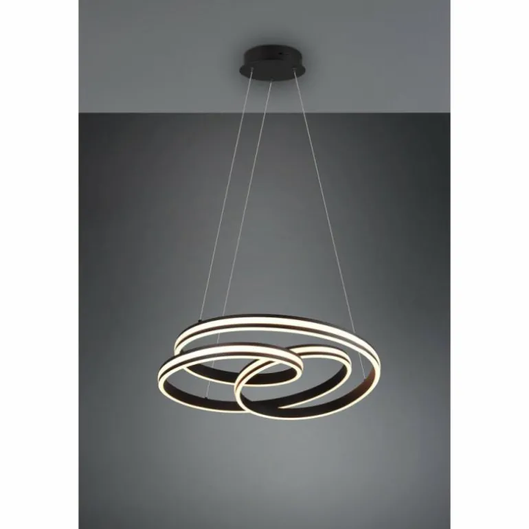 Suspension Trio-Leuchten Yara LED Noir, 1 lumière