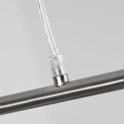 Suspension Tulla Nickel mat, 5 lumières