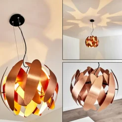 Suspension Tulpio Noir, 1 lumière