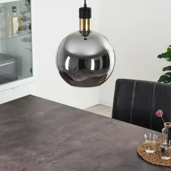 Suspension Tuvalu Noir, 1 lumière