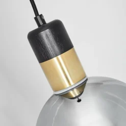 Suspension Tuvalu Noir, 1 lumière