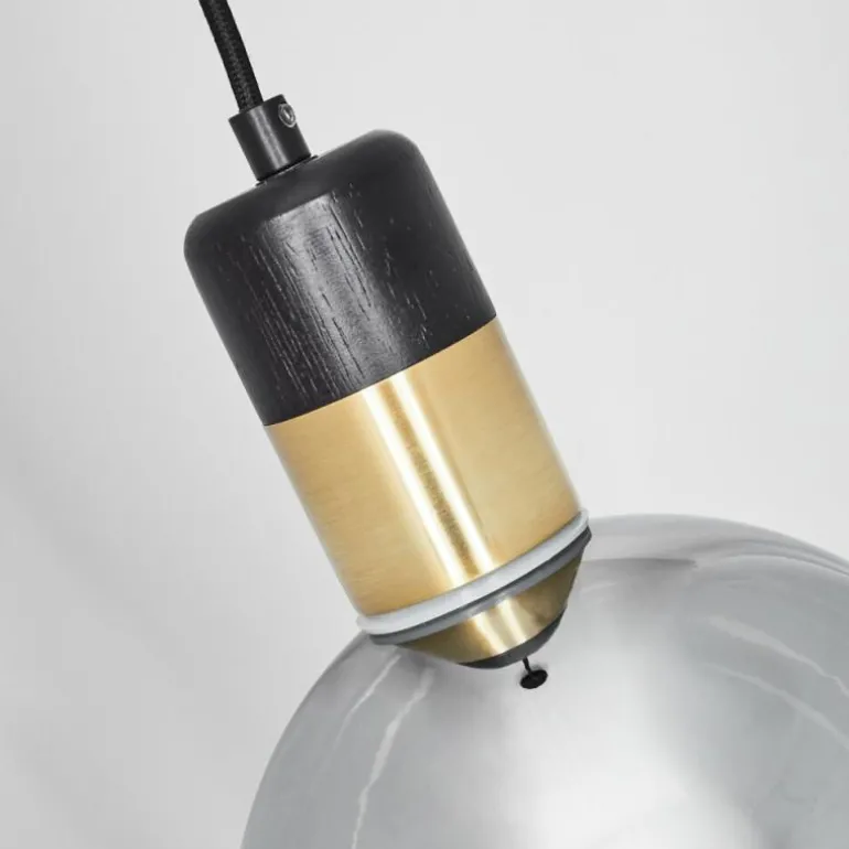 Suspension Tuvalu Noir, 1 lumière