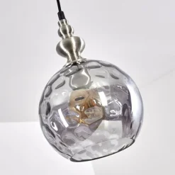 Suspension Uddebo Nickel mat, 1 lumière