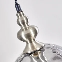 Suspension Uddebo Nickel mat, 1 lumière