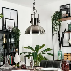 Suspension Vakern Noir, 1 lumière