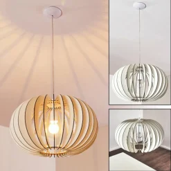 Suspension Valkom Blanc, 1 lumière