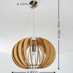 Suspension Valkom Nickel mat, 1 lumière