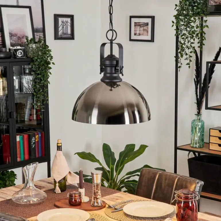 Suspension Vassen Noir, 1 lumière