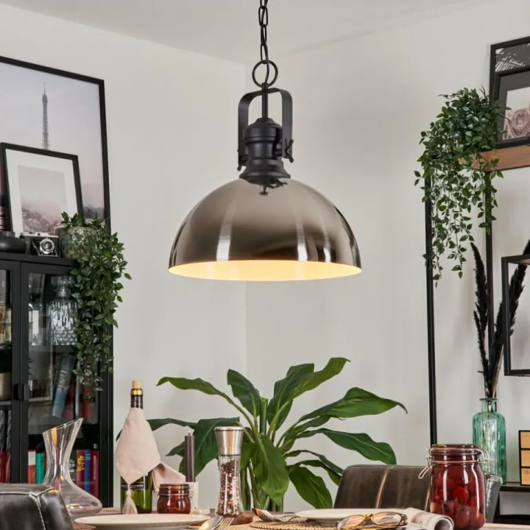 Suspension Vassen Noir, 1 lumière