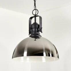 Suspension Vassen Noir, 1 lumière
