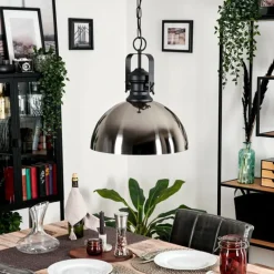 Suspension Vassen Noir, 1 lumière