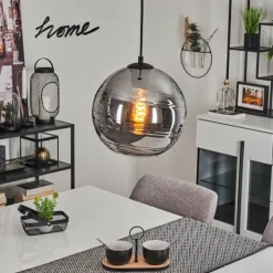 Suspension Veikkaala Noir, 1 lumière