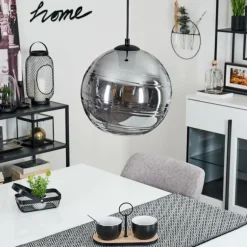 Suspension Veikkaala Noir, 1 lumière