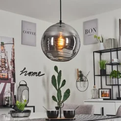 Suspension Veikkaala Noir, 1 lumière