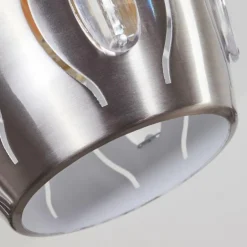 Suspension Ventimiglia Nickel mat, 4 lumières