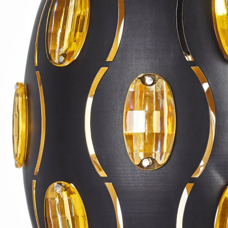 Suspension Ventmiglia Noir, 4 lumières