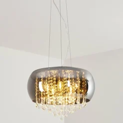 Suspension Ventspils Chrome, 1 lumière