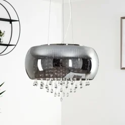 Suspension Ventspils Chrome, 1 lumière