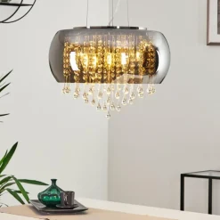 Suspension Ventspils Chrome, 1 lumière