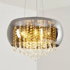 Suspension Ventspils Chrome, 1 lumière