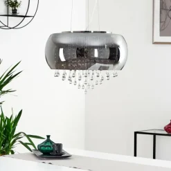 Suspension Ventspils Chrome, 1 lumière