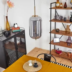 Suspension Verbania Laiton, 1 lumière