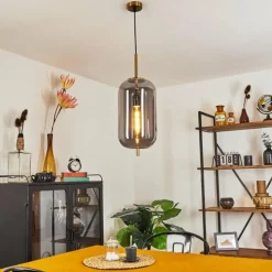 Suspension Verbania Laiton, 1 lumière