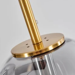 Suspension Verbania Laiton, 8 lumières