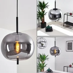 Suspension Verbania Noir, 1 lumière