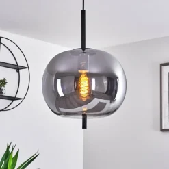 Suspension Verbania Noir, 1 lumière