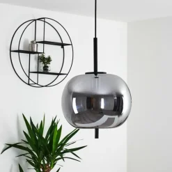 Suspension Verbania Noir, 1 lumière