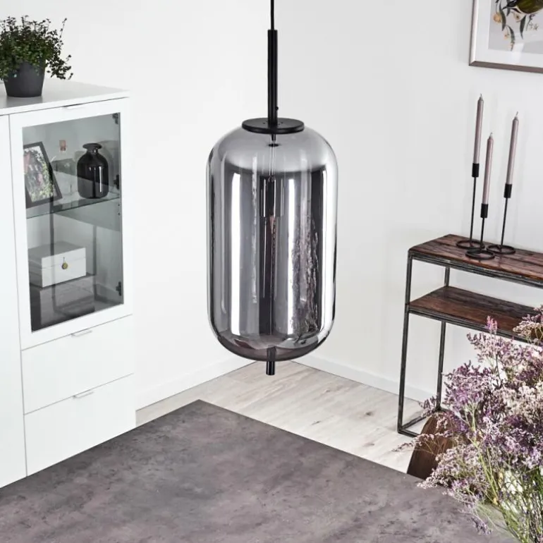 Suspension Verbania Noir, 1 lumière