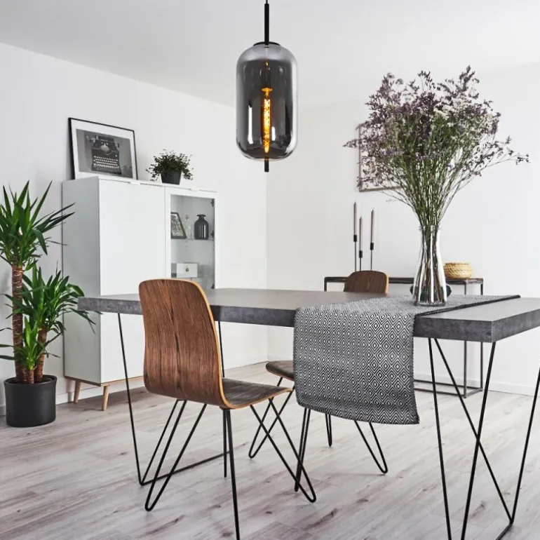 Suspension Verbania Noir, 1 lumière