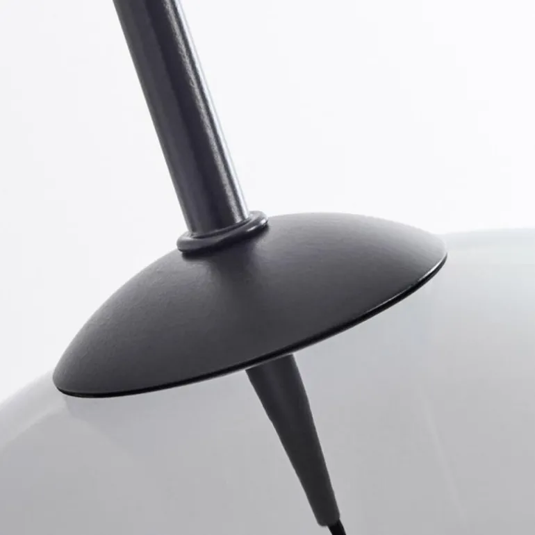 Suspension Verre 20 cm, 25 cm, 30cm Koyoto Chrome, Fumé, 3 lumières