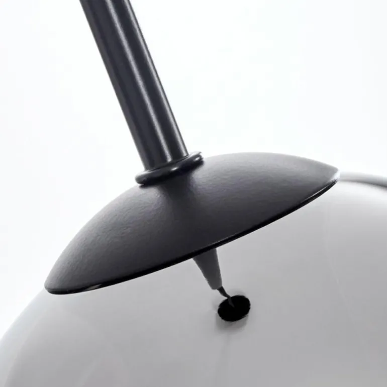 Suspension Verre 15 cm Koyoto Chrome, Clair, Fumé, 1 lumière