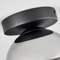 Suspension Verre 15 cm Koyoto Chrome, Fumé, 1 lumière