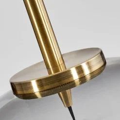 Suspension Verre 25 cm Koyoto Vieux laiton, 1 lumière