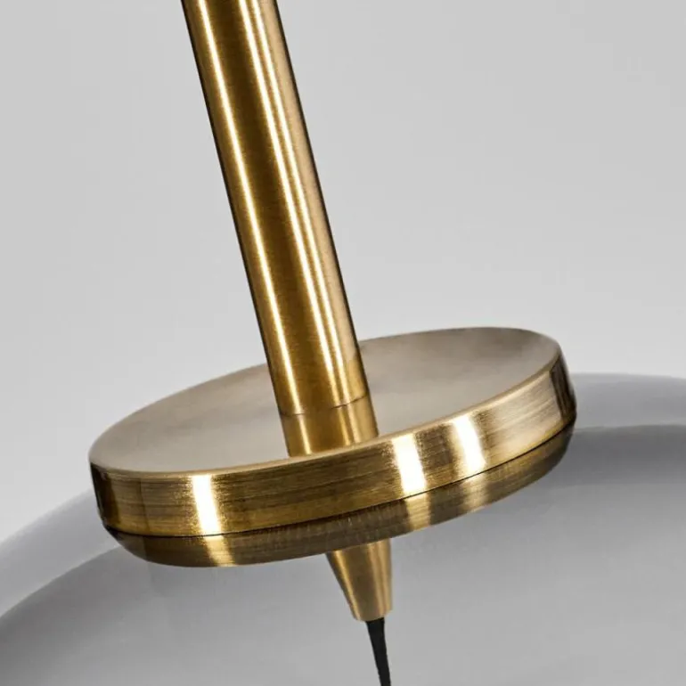 Suspension Verre 25 cm Koyoto Vieux laiton, 1 lumière